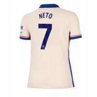 Chelsea Pedro Neto #7 Fotballklær Bortedrakt Dame 2024-25 Kortermet